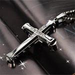 Men's Stainless Steel Cross Necklace